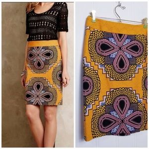 Anthropologie Maeve Mini Skirt Size 0